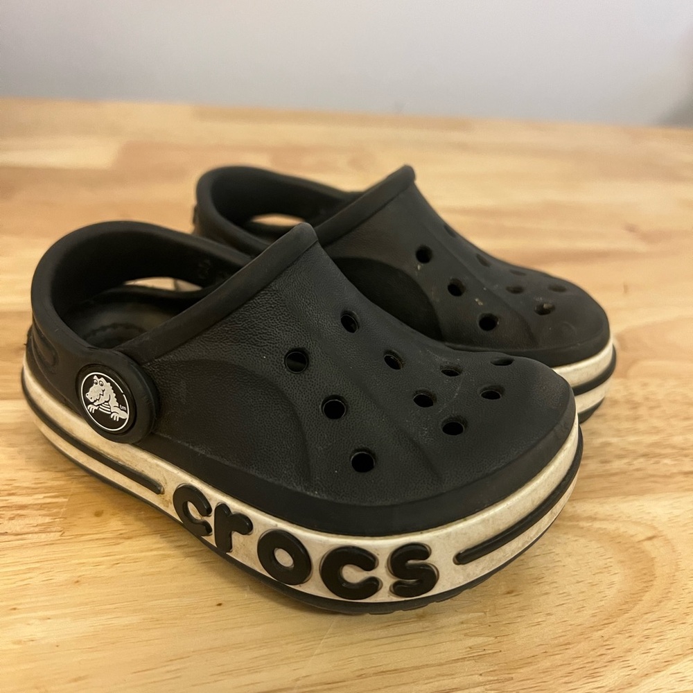 Crocs Kids Black Clogs